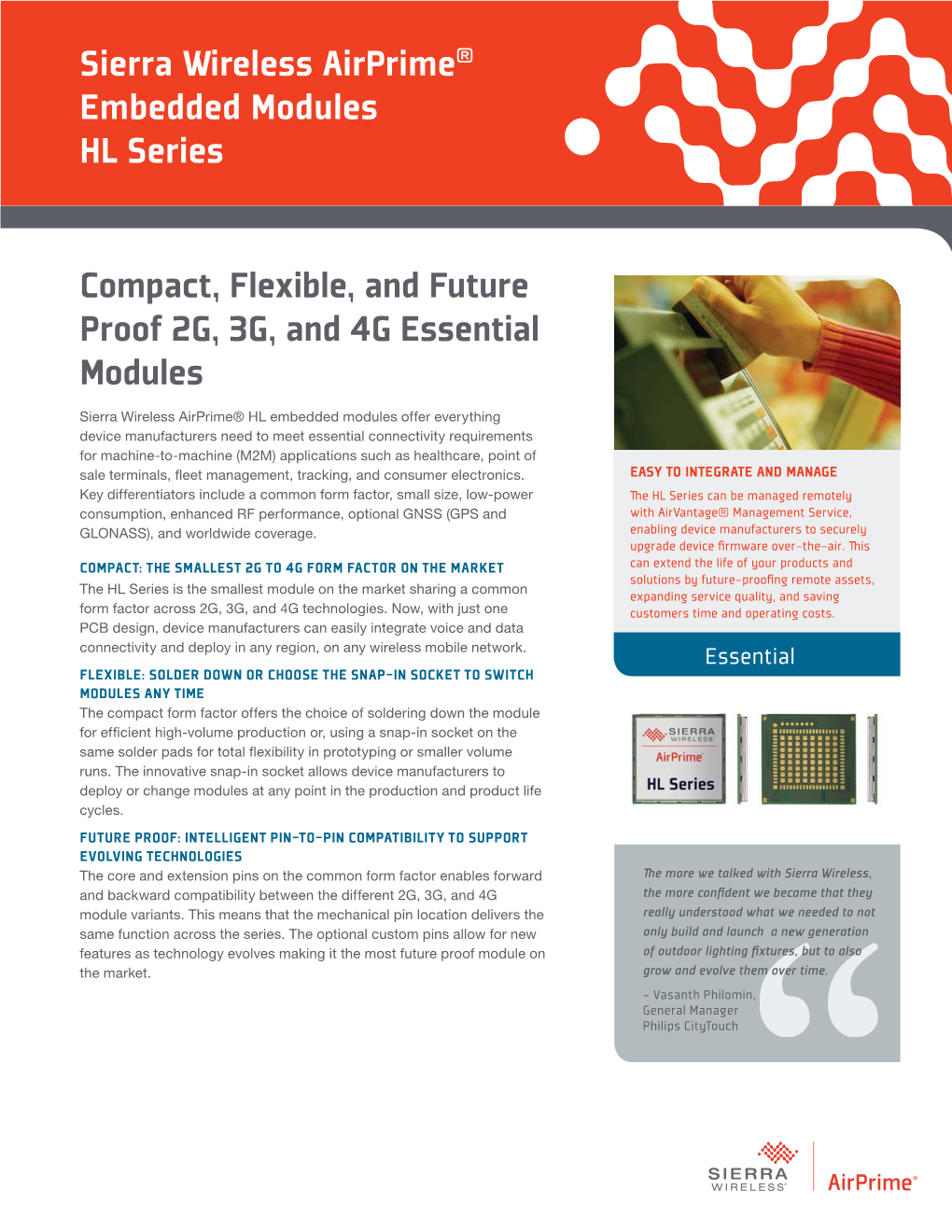 Sierra Wireless Airprime® Embedded Modules HL Series