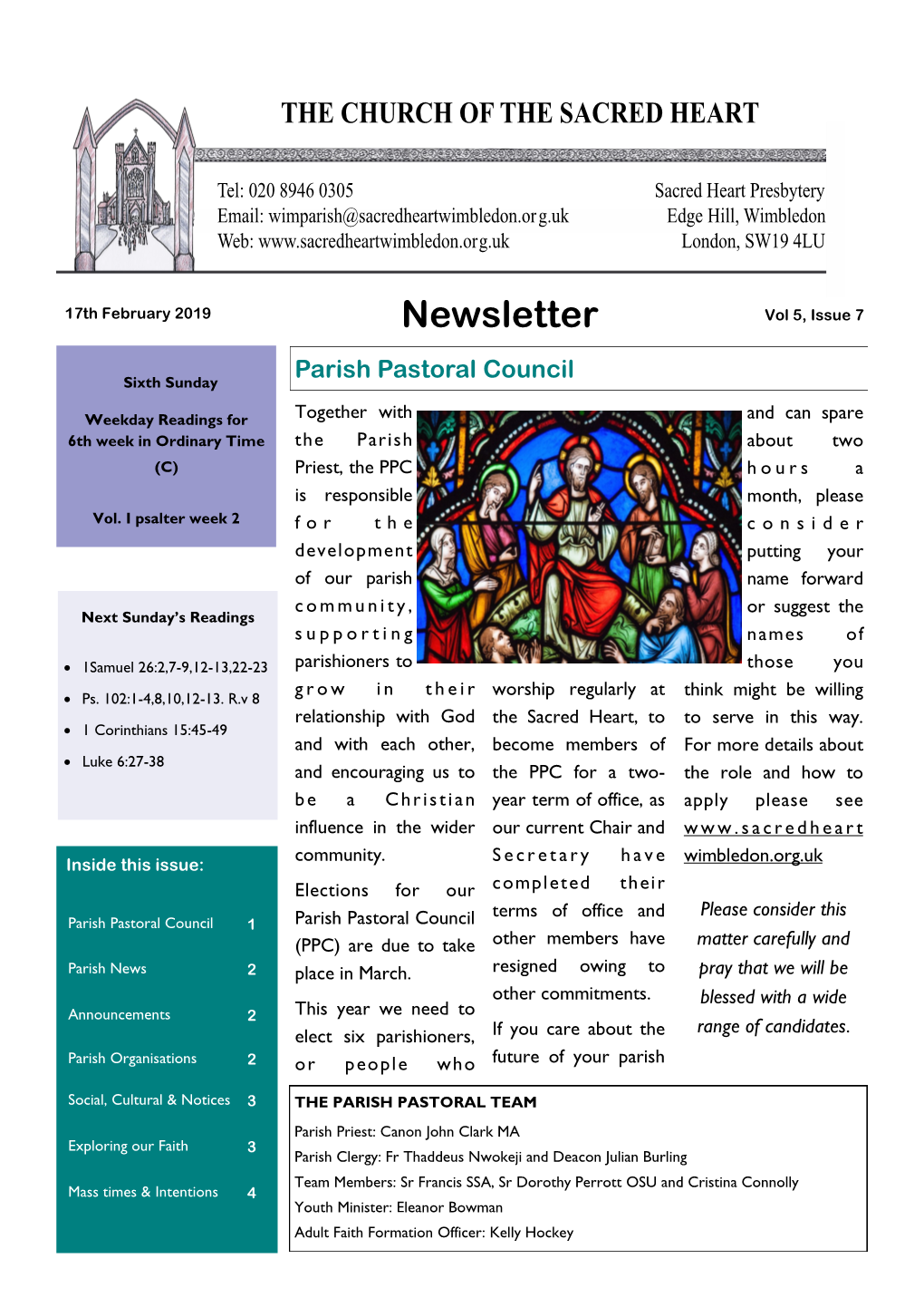 Newsletter Vol 5, Issue 7