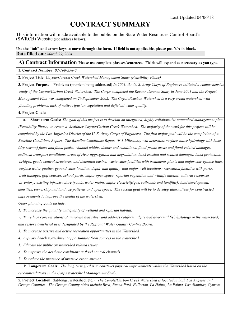 Natural Resource Project Inventory (NRPI) s1