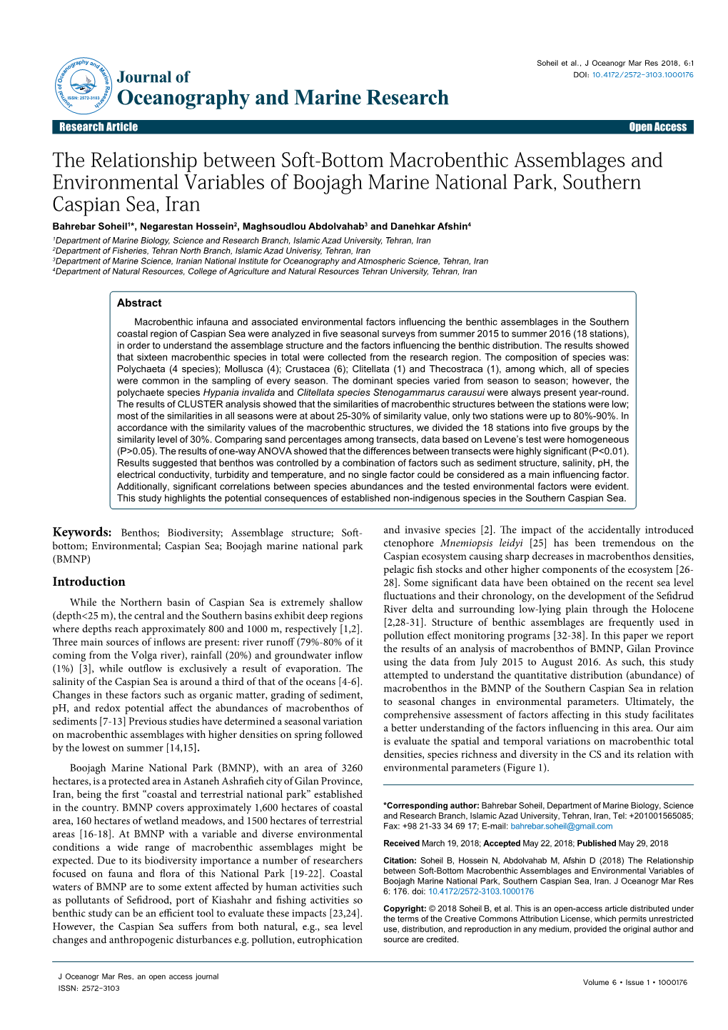 The Relationship Between Soft-Bottom Macrobenthic