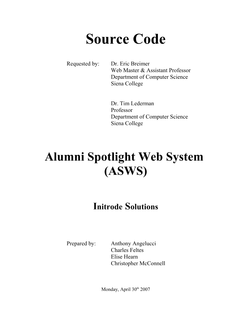 Alumni Spotlight Web System Modified Source Code