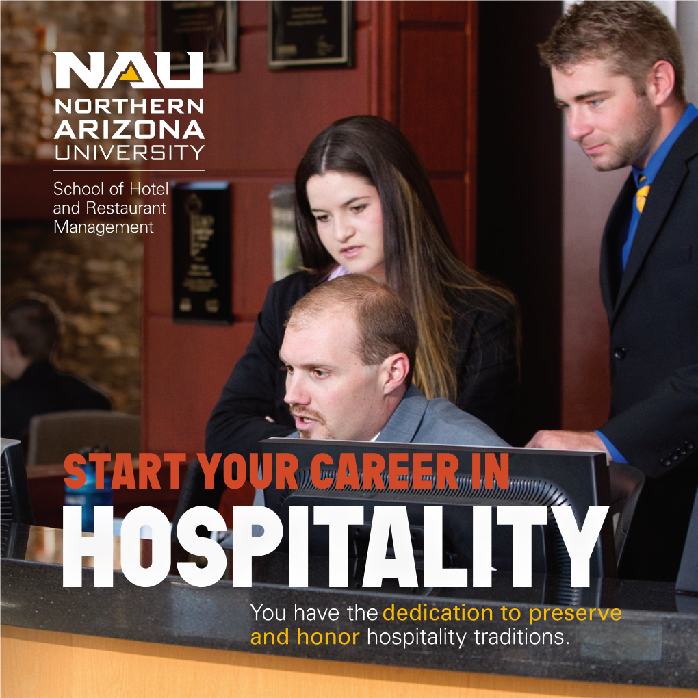 School of Hotel and Restaurant Management : Start Your Career In