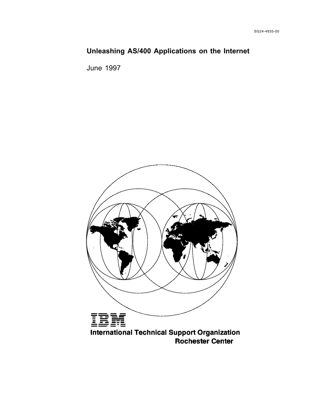 Unleashing AS/400 Applications on the Internet June 1997