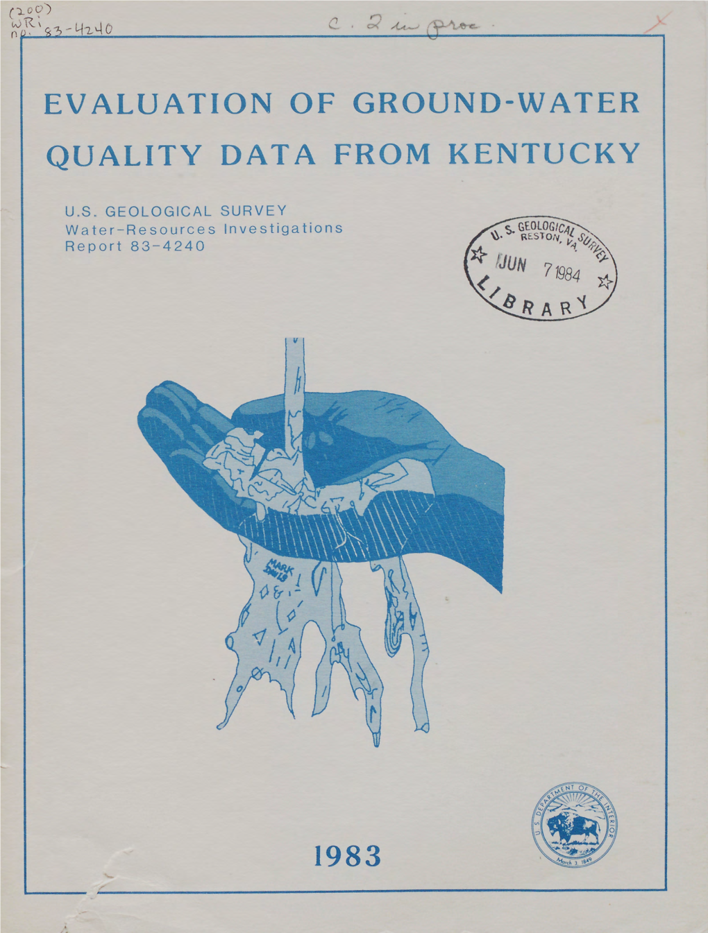 Evaluation of Ground-Water Quality Data from Kentucky