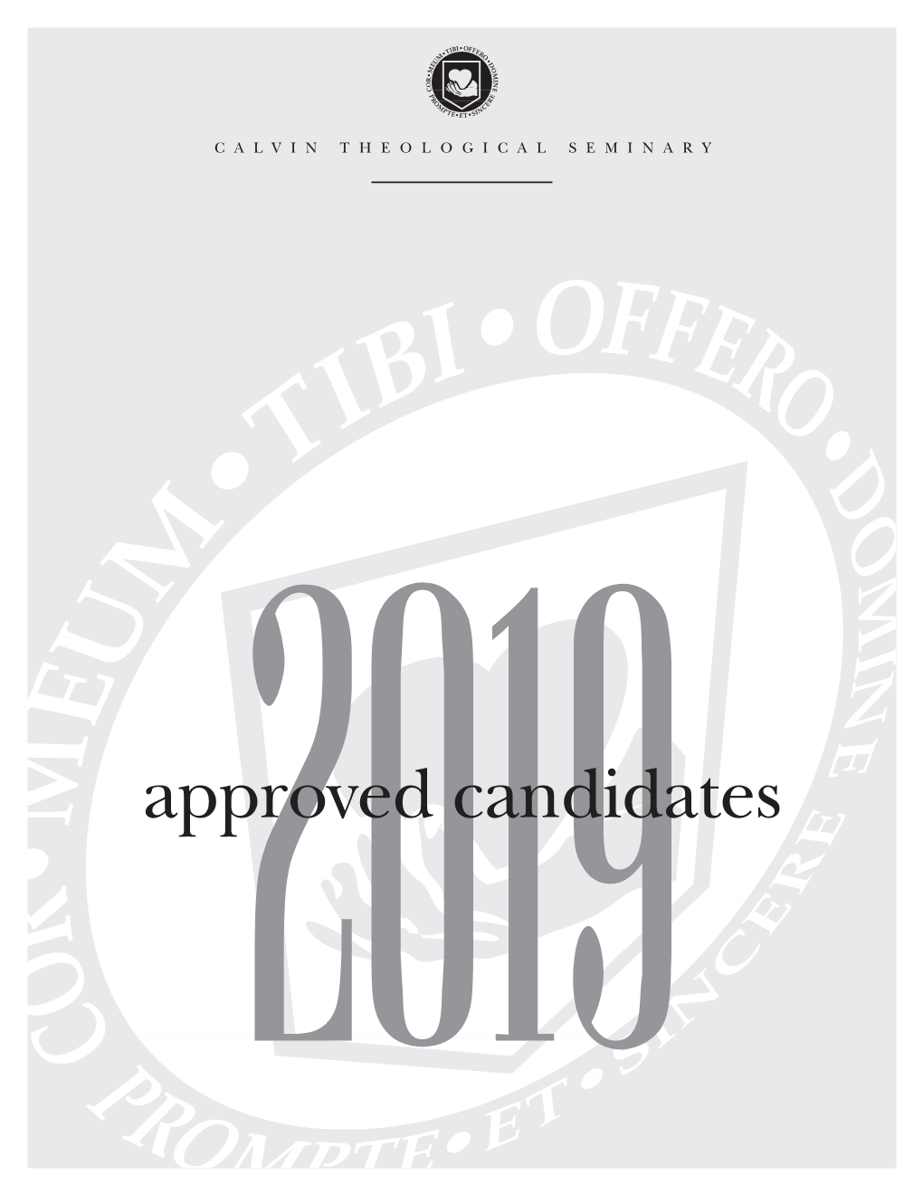 2019Approved Candidates