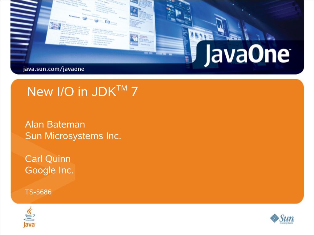 New I/O in JDK 7