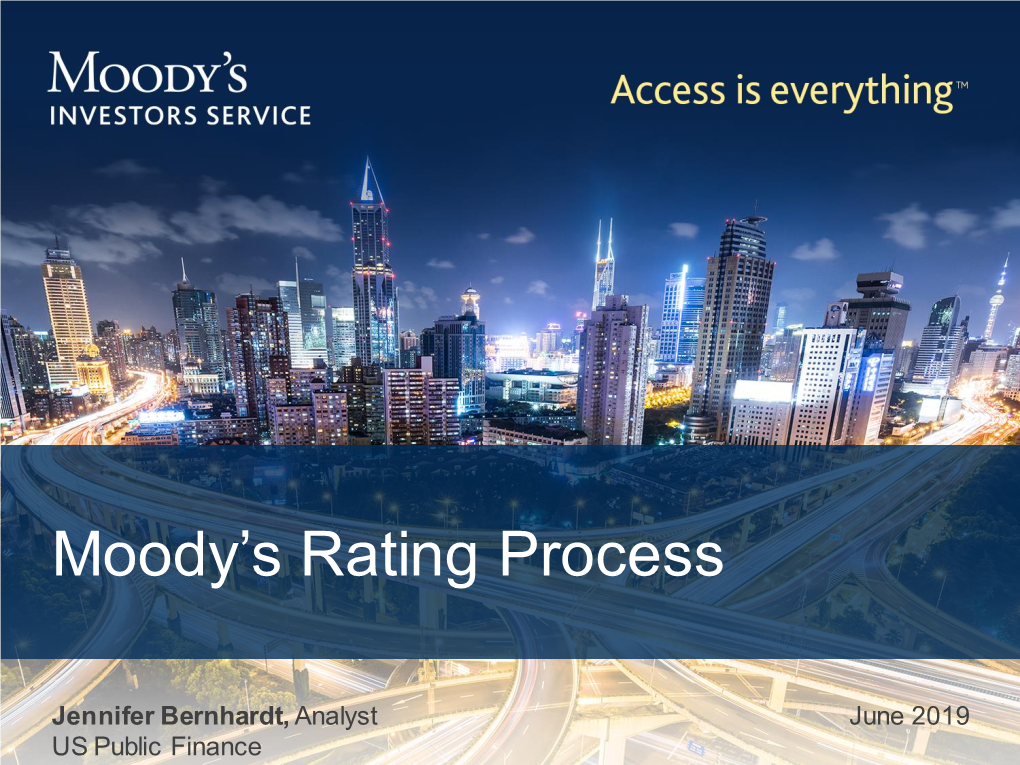 Moody's Rating Process