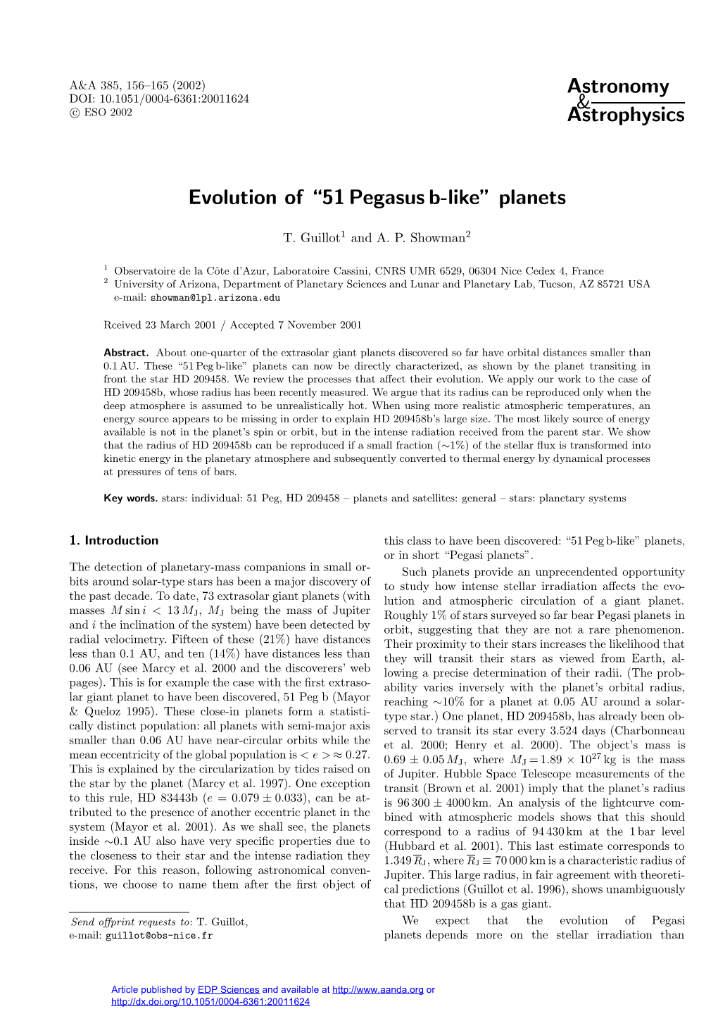 Evolution of “51 Pegasus B-Like” Planets