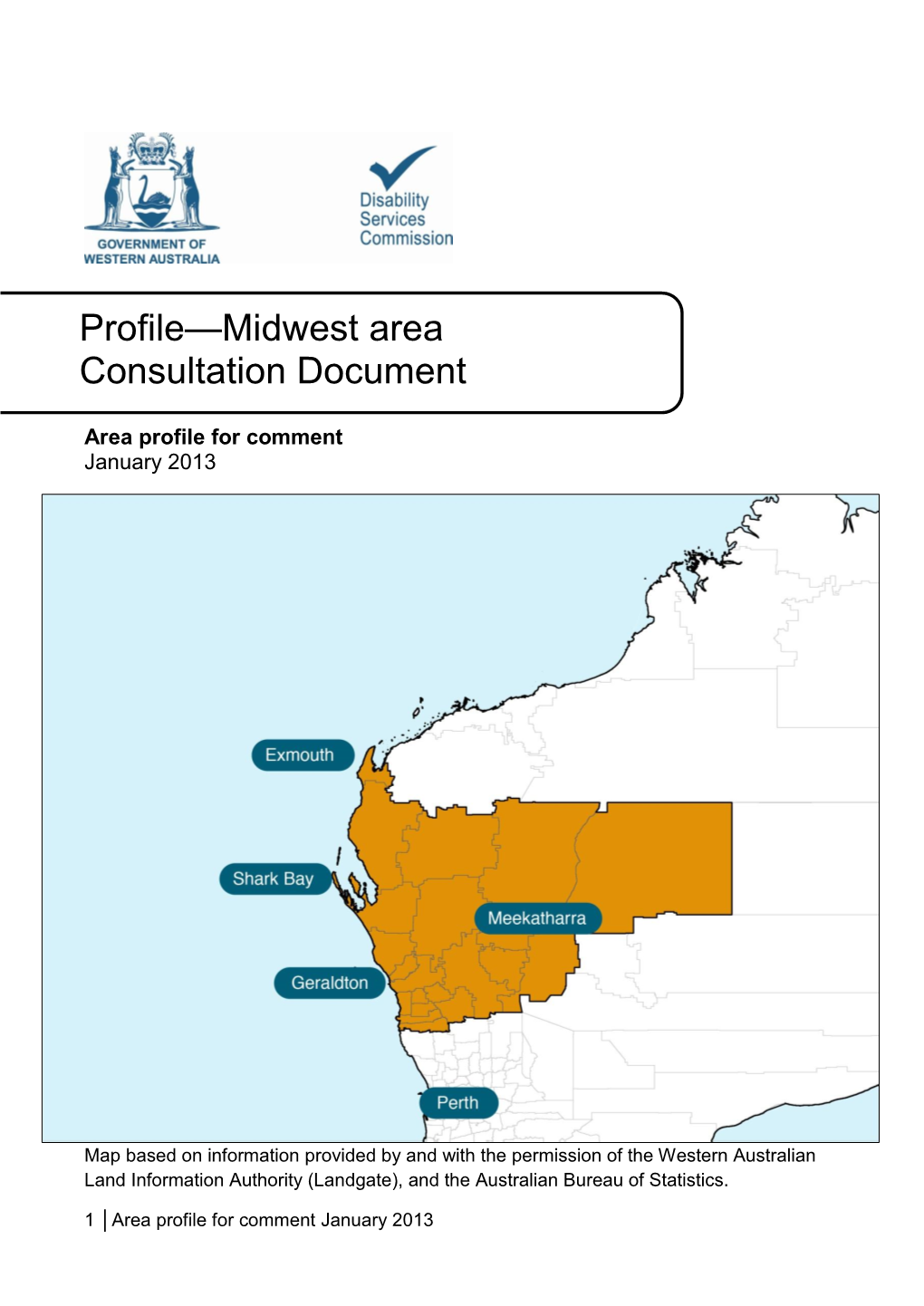 Midwest Area Profile Consultation Document