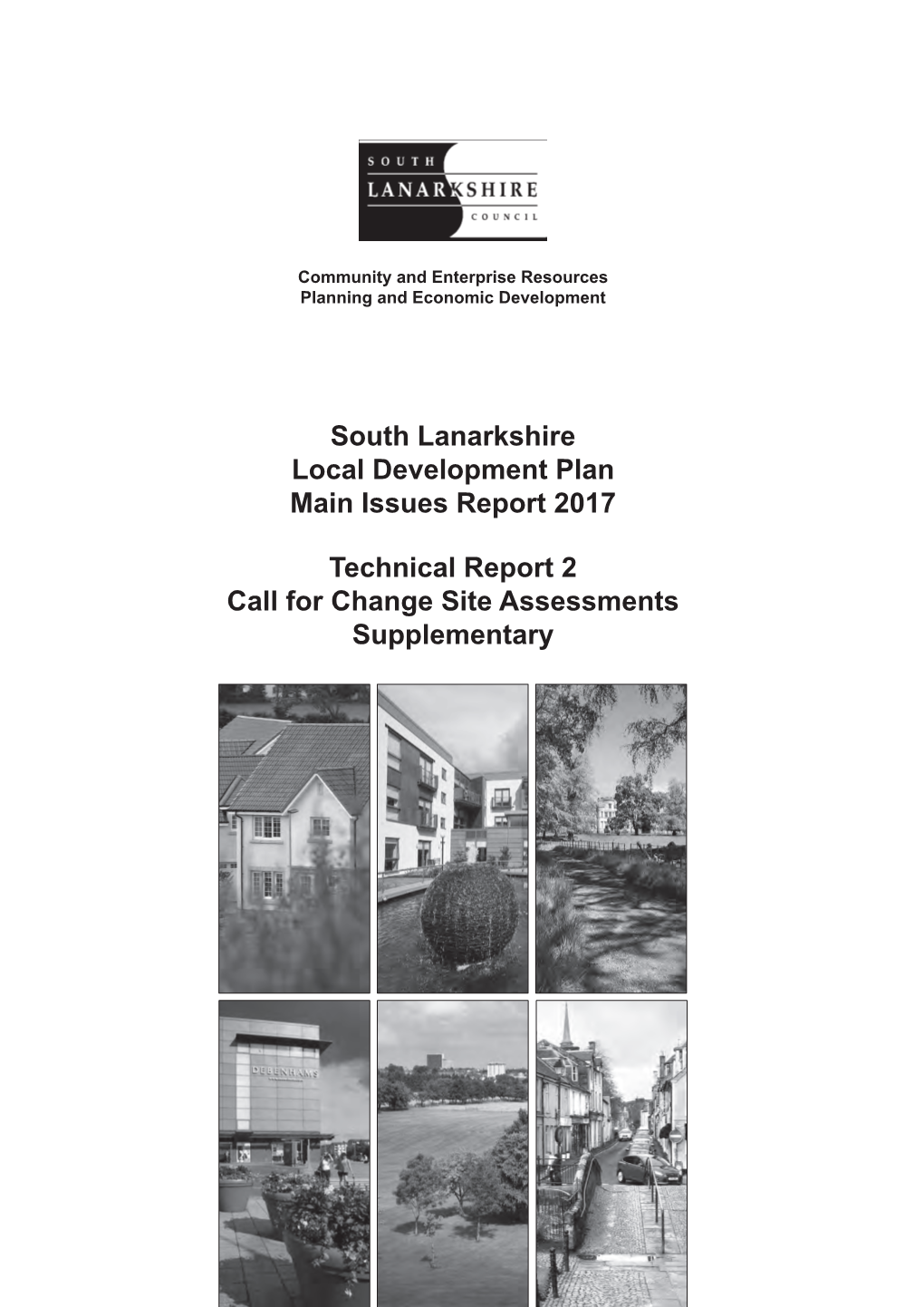 South Lanarkshire Local Development Plan, Main Issues Report