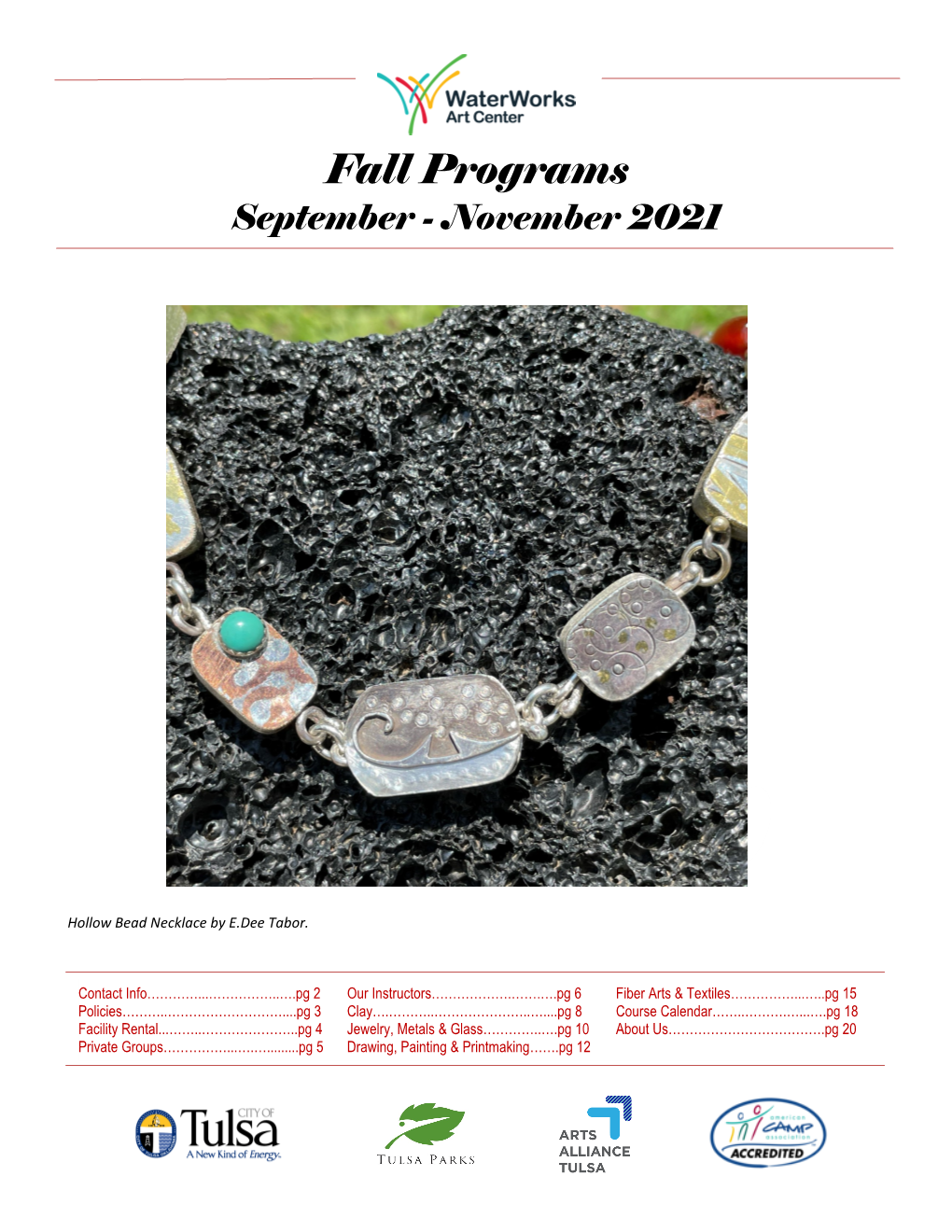Fall 2021 Program Catalog