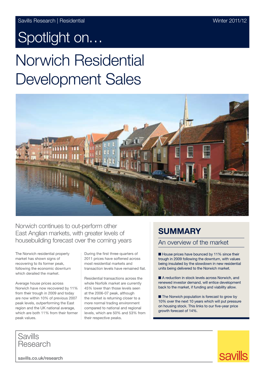 Norwich Residential Development Sales