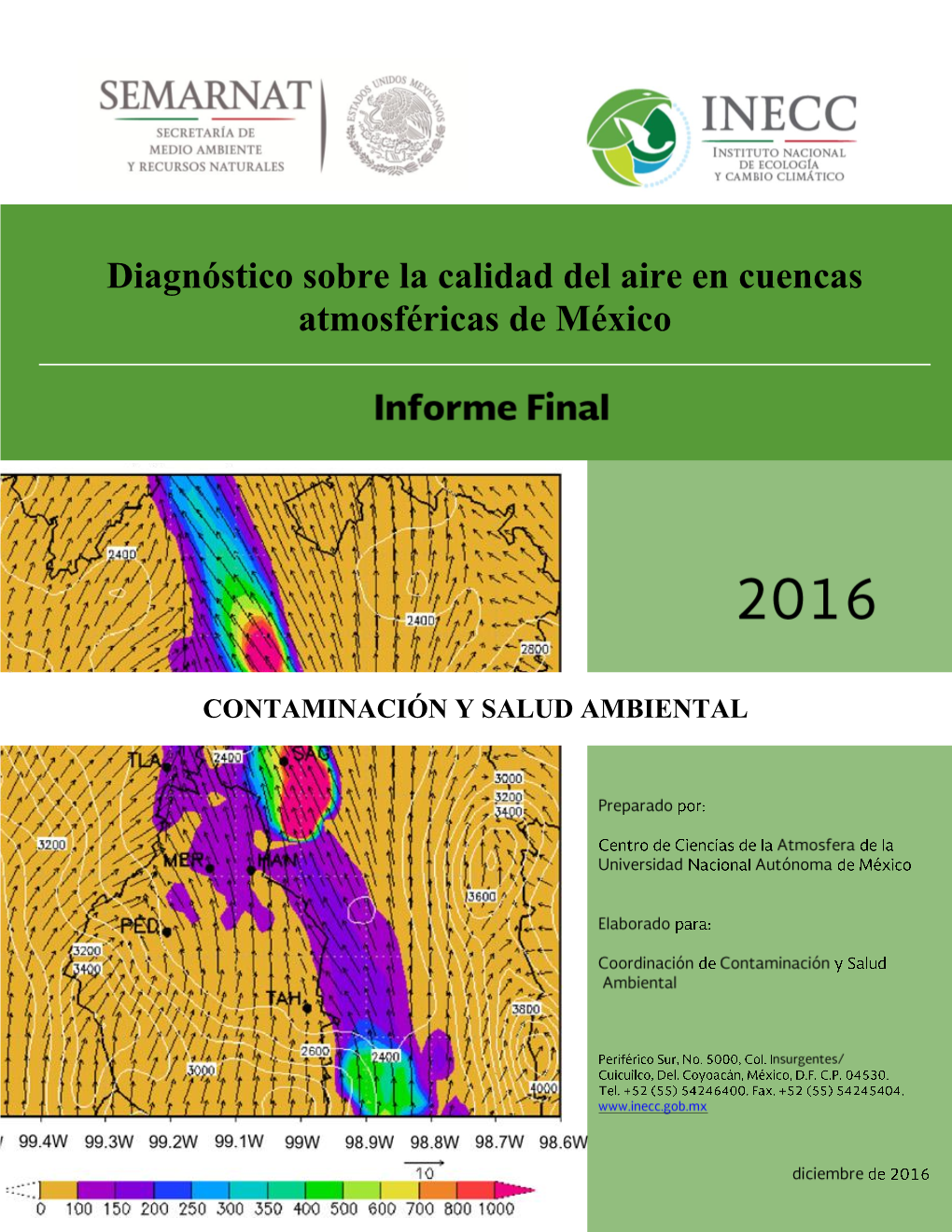 Diagnóstico Sobre La Calidad Del Aire En Cuencas Atmosféricas De México