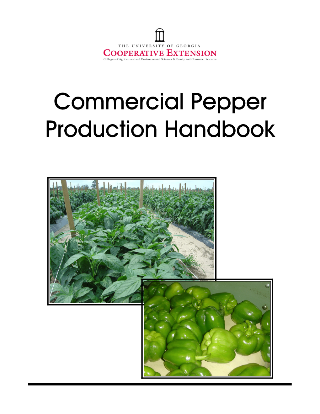 Commercial Pepper Production Handbook Foreword