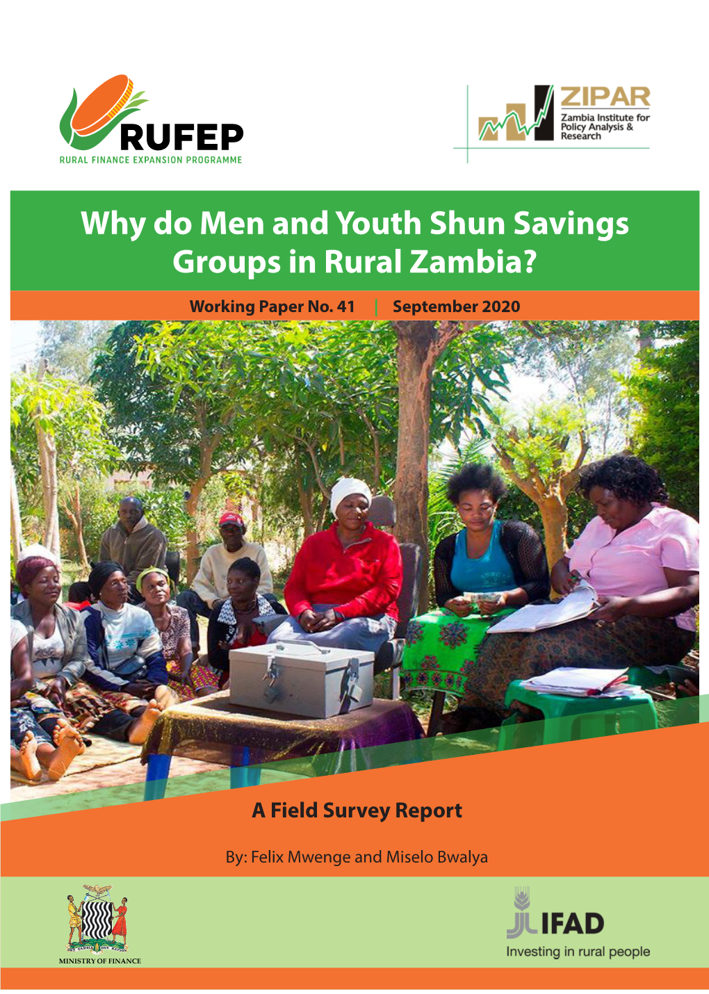 Why Do Men and Youth Shun Savings Groups in Rural Zambia?