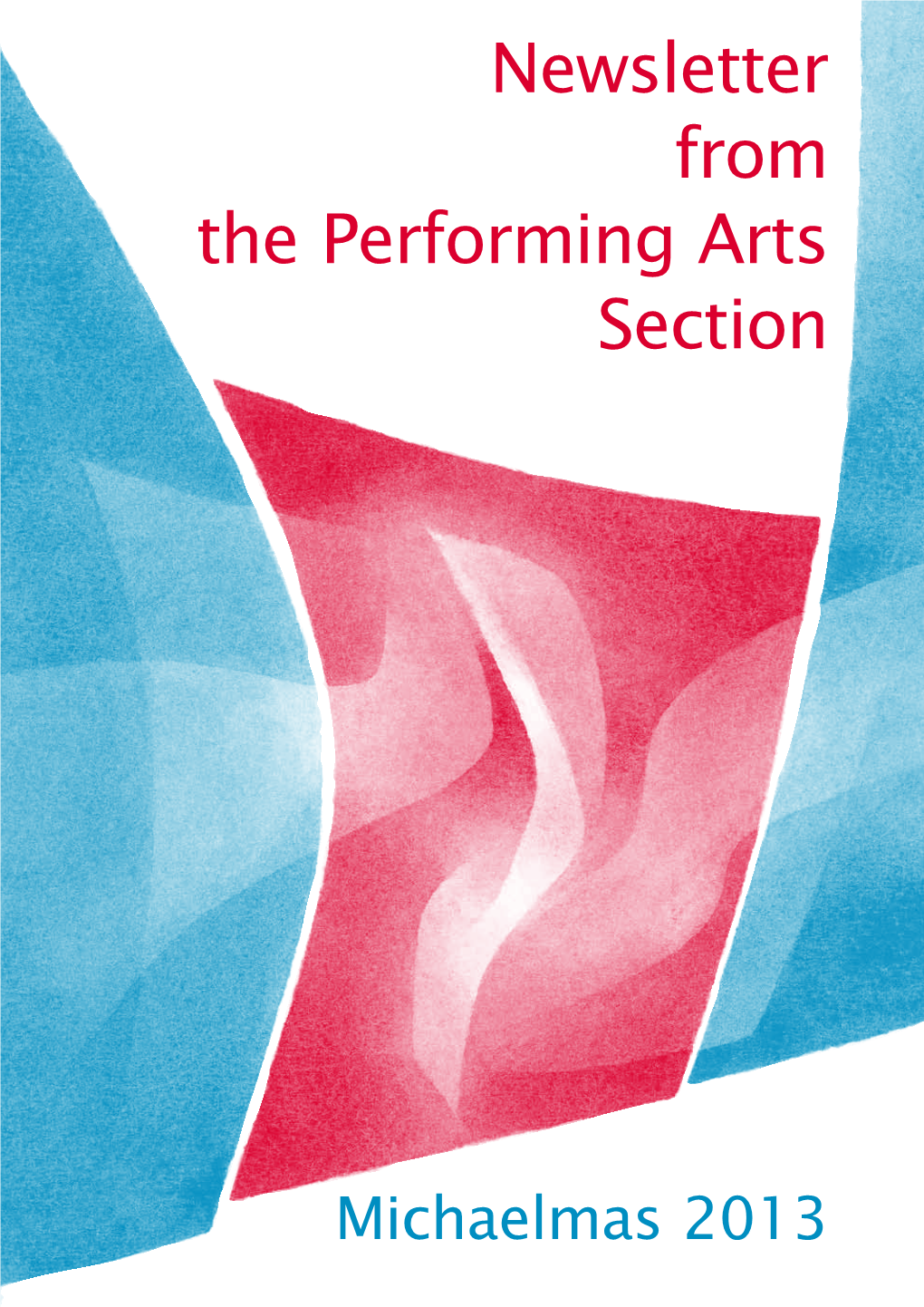 Newsletter from the Performing Arts Section