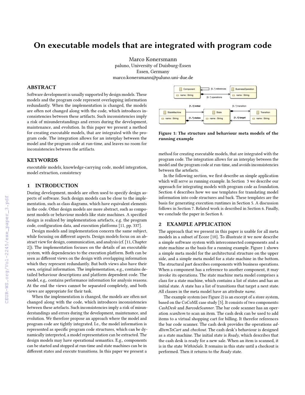 On Executable Models That Are Integrated with Program Code