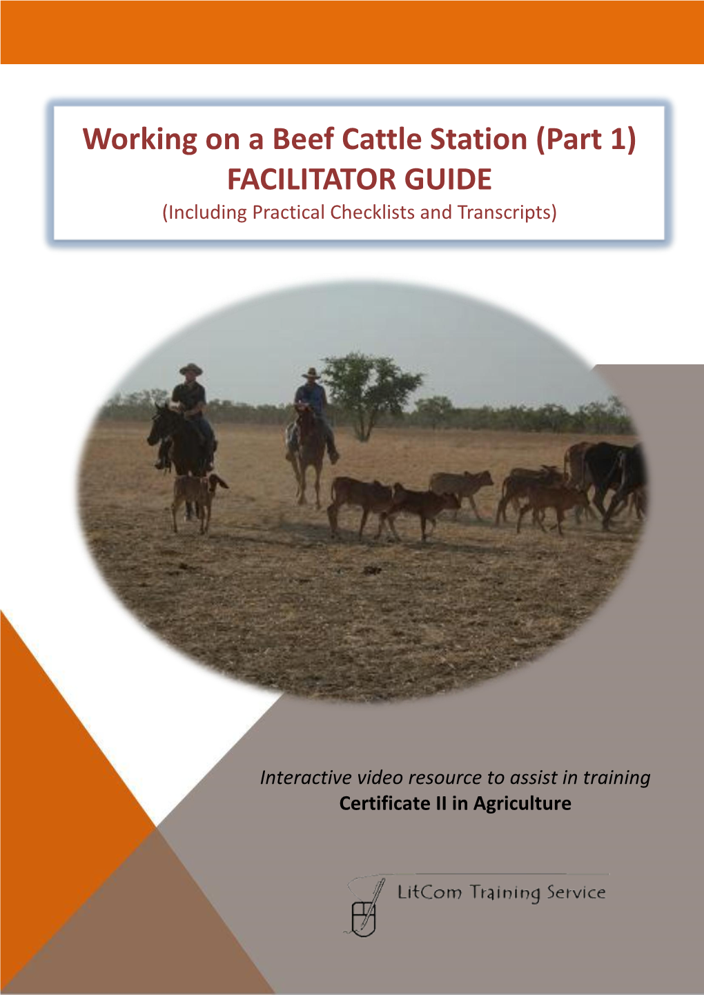 Working on a Beef Cattle Station (Part 1) FACILITATOR GUIDE