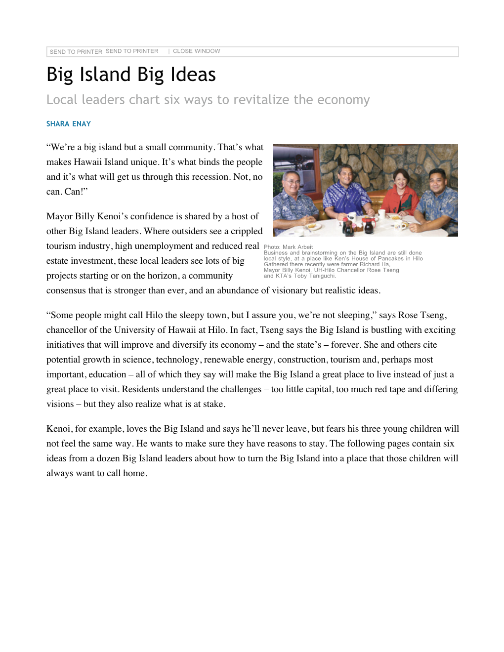 Hawaii Business | Big Island Big Ideas