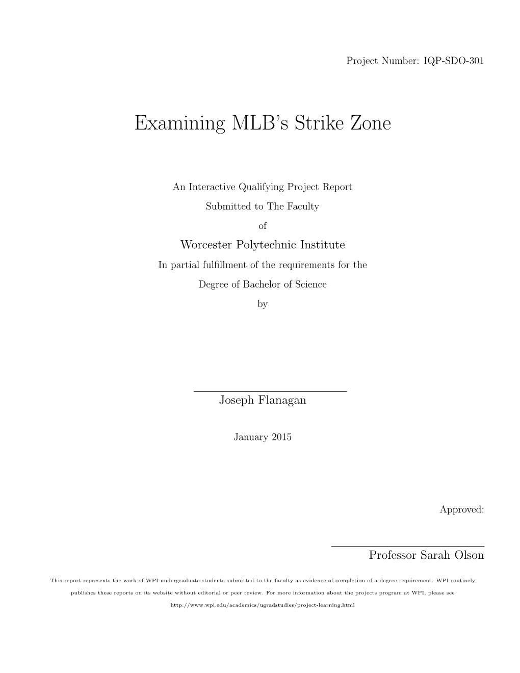 Examining MLB's Strike Zone