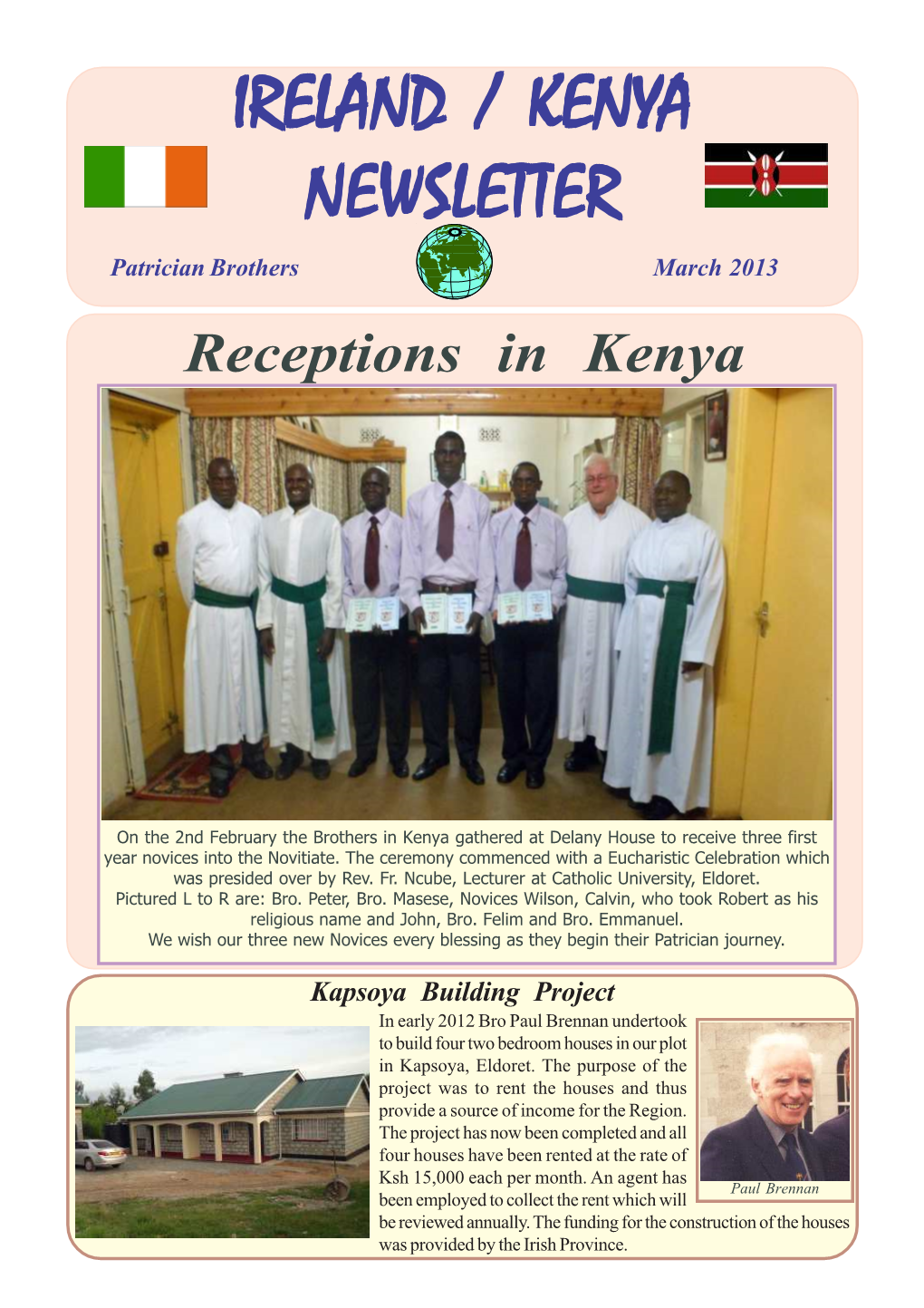 March 2013 Receptions in Kenya
