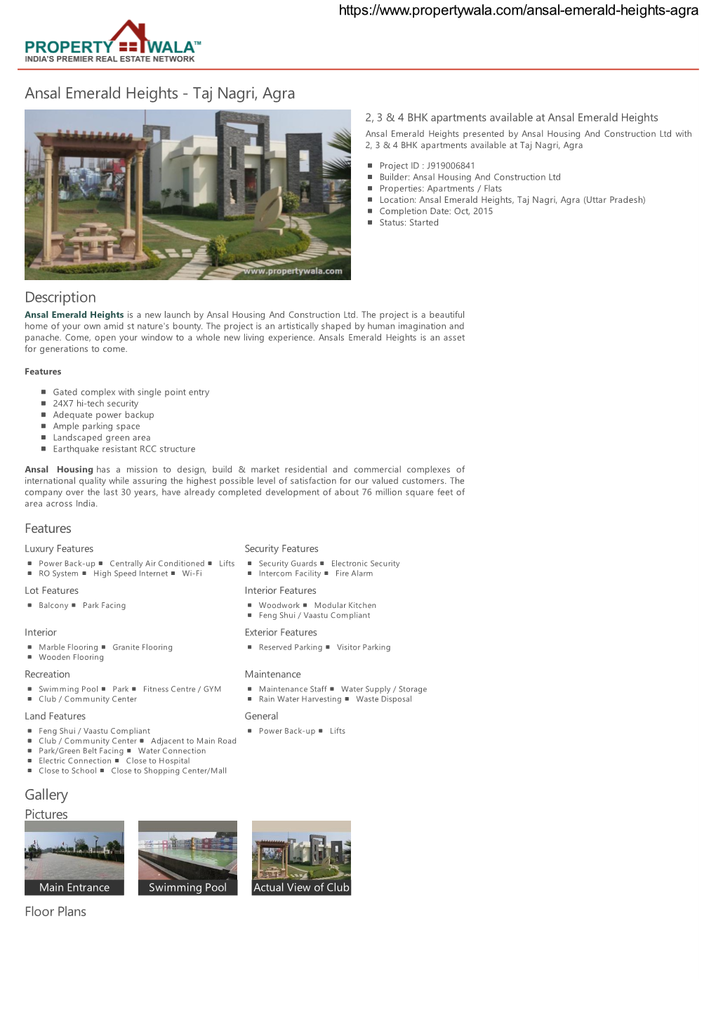 Ansal Emerald Heights