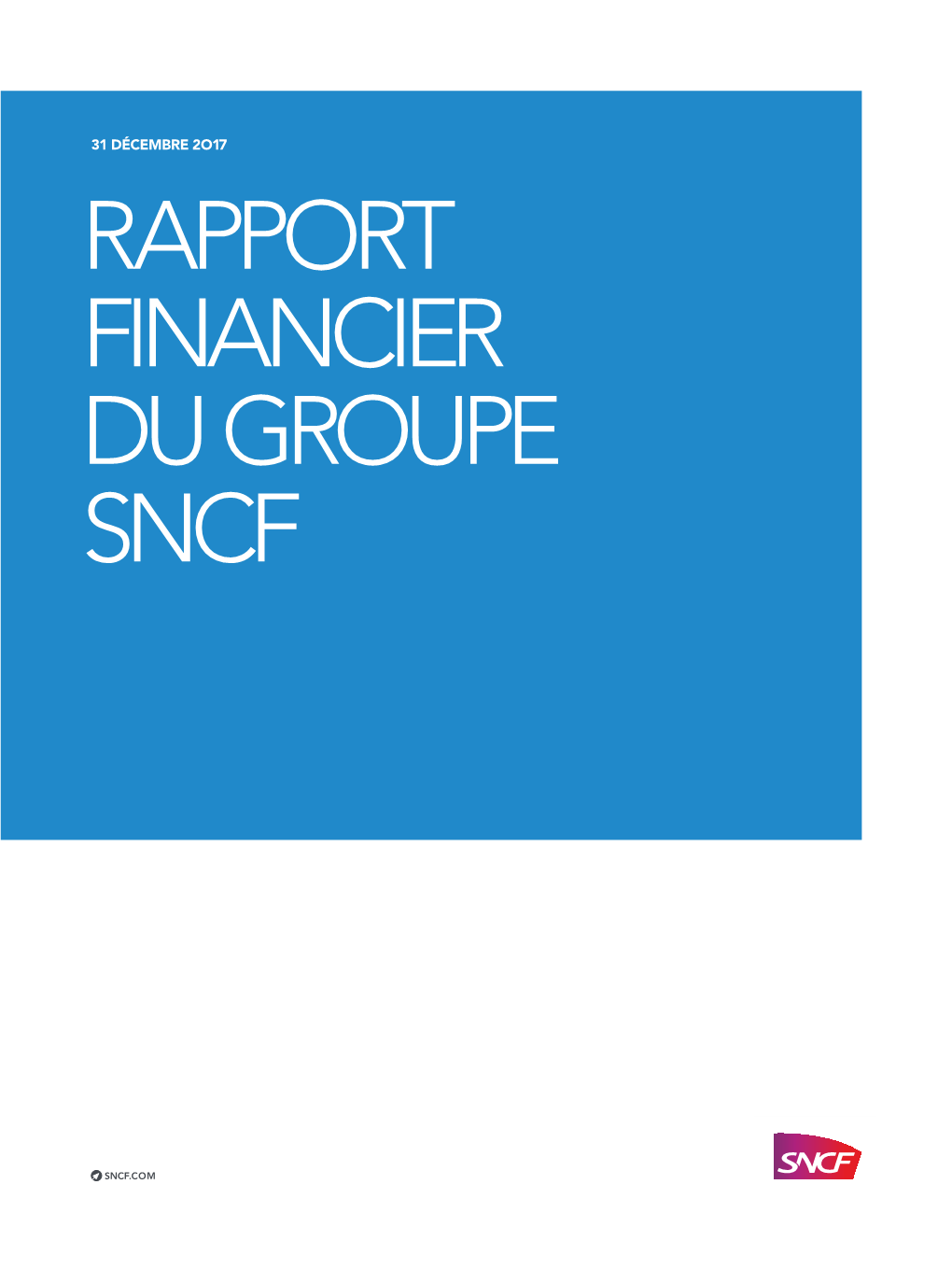 Rapport Financier Du Groupe Sncf
