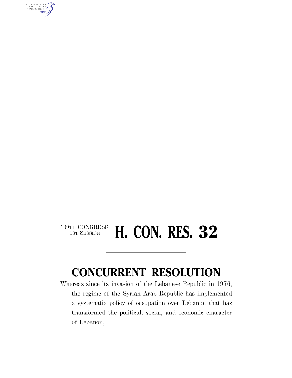 H. Con. Res. 32
