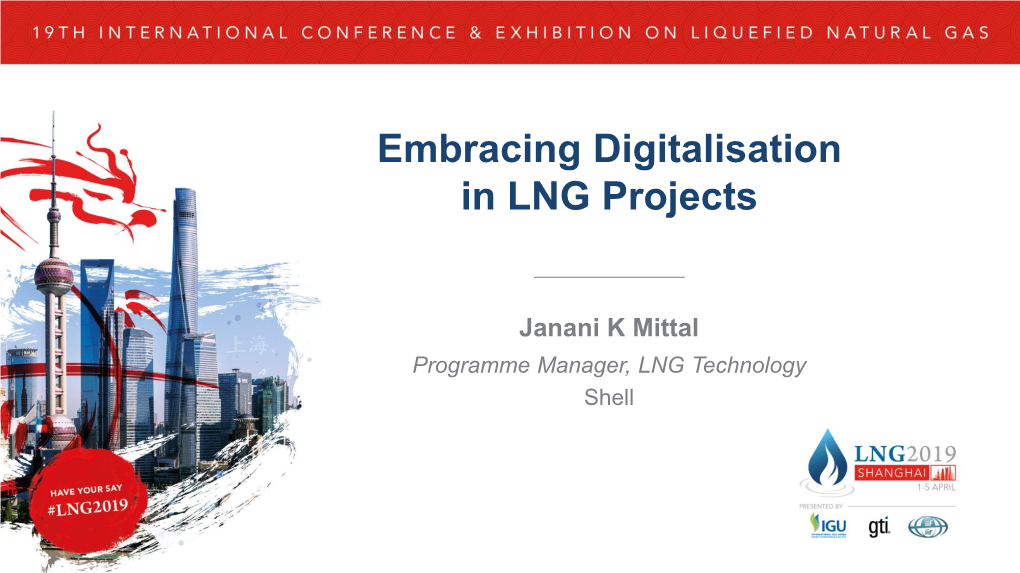 Embracing Digitalisation in LNG Projects