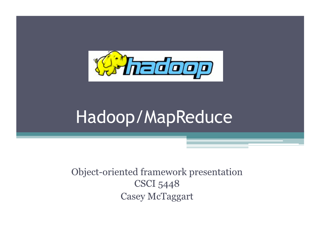 Hadoop/Mapreduce