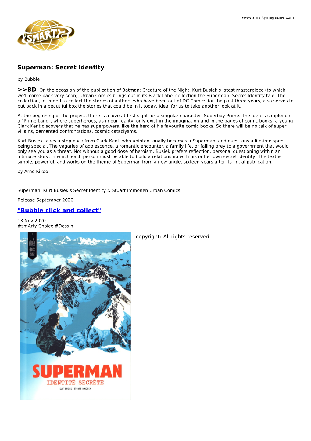 Superman: Secret Identity by Bubble