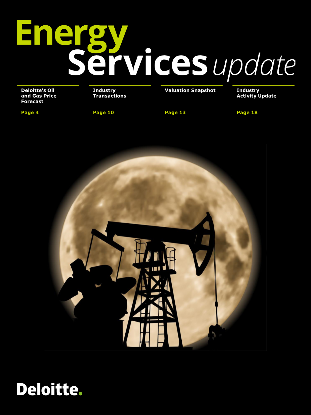 Deloitte's Oil and Gas Price Forecast