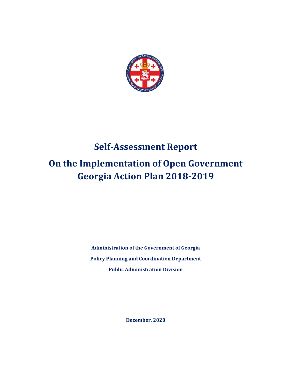 Final Self-Assessment Report on the Implementation of Open