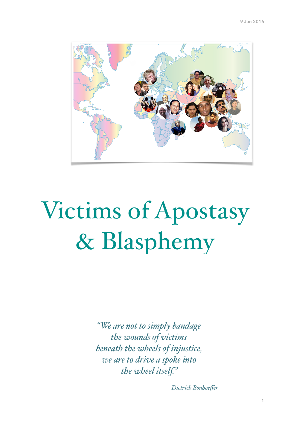 Victims of Apostasy & Blasphemy