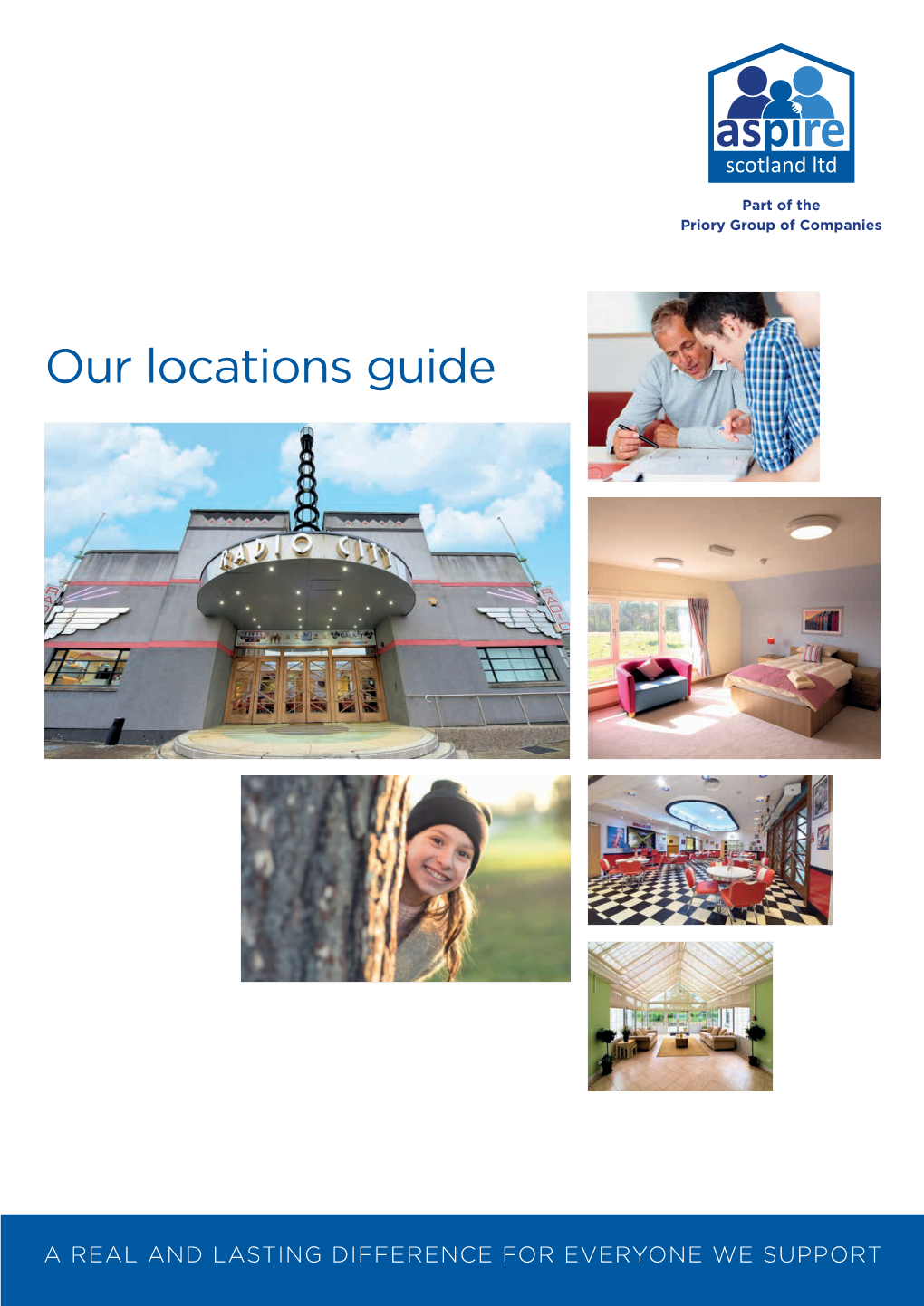 Our Locations Guide 2 | Our Locations – Introduction Our Locations – Introduction | 3 Welcome to Aspire Scotland