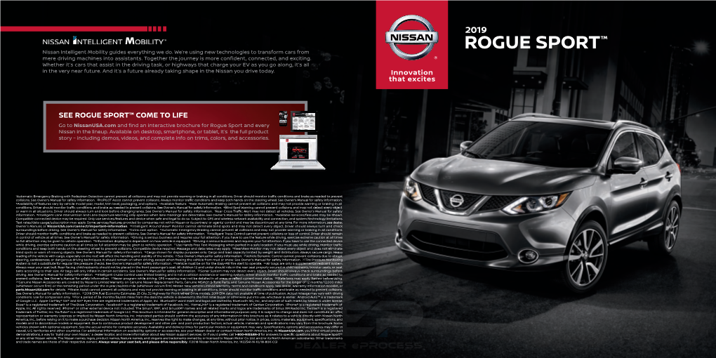 ROGUE SPORT™ Nissan Intelligent Mobility Guides Everything We Do