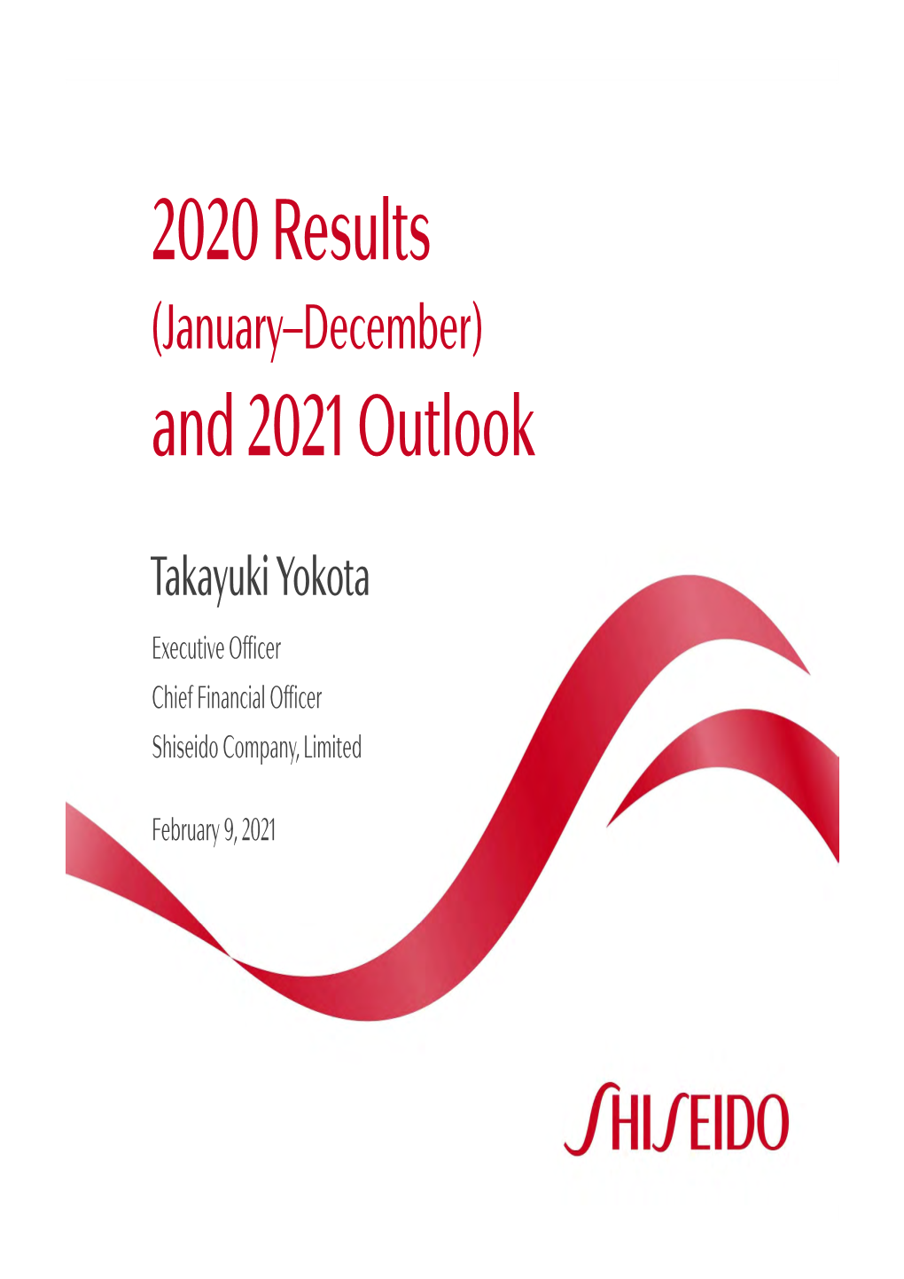 2020 Results and 2021 Outlook