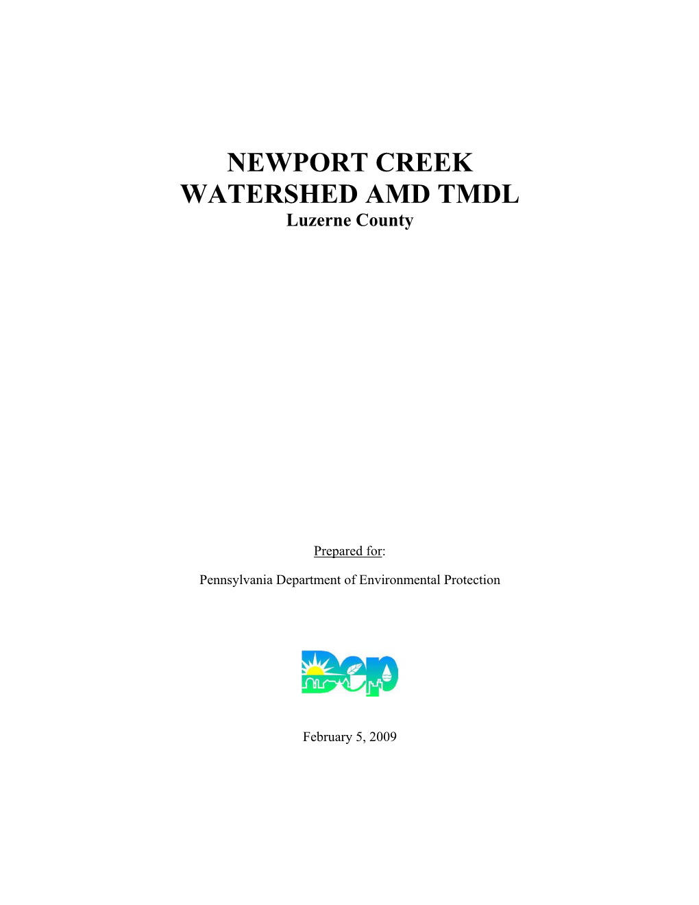 Newport Creek TMDL