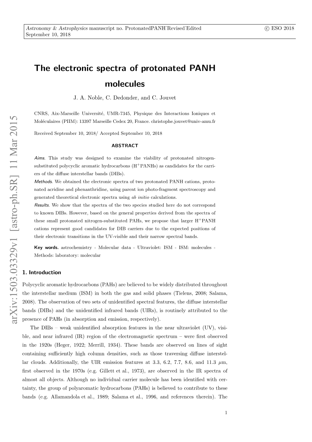 The Electronic Spectra of Protonated PANH Molecules