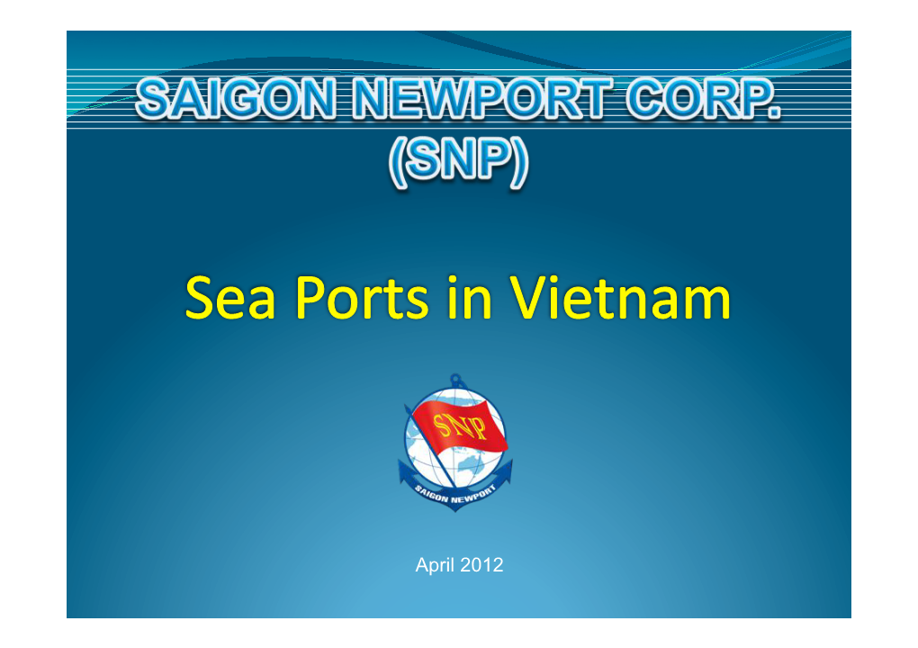 120404 SNP Sea Ports in Vietnam
