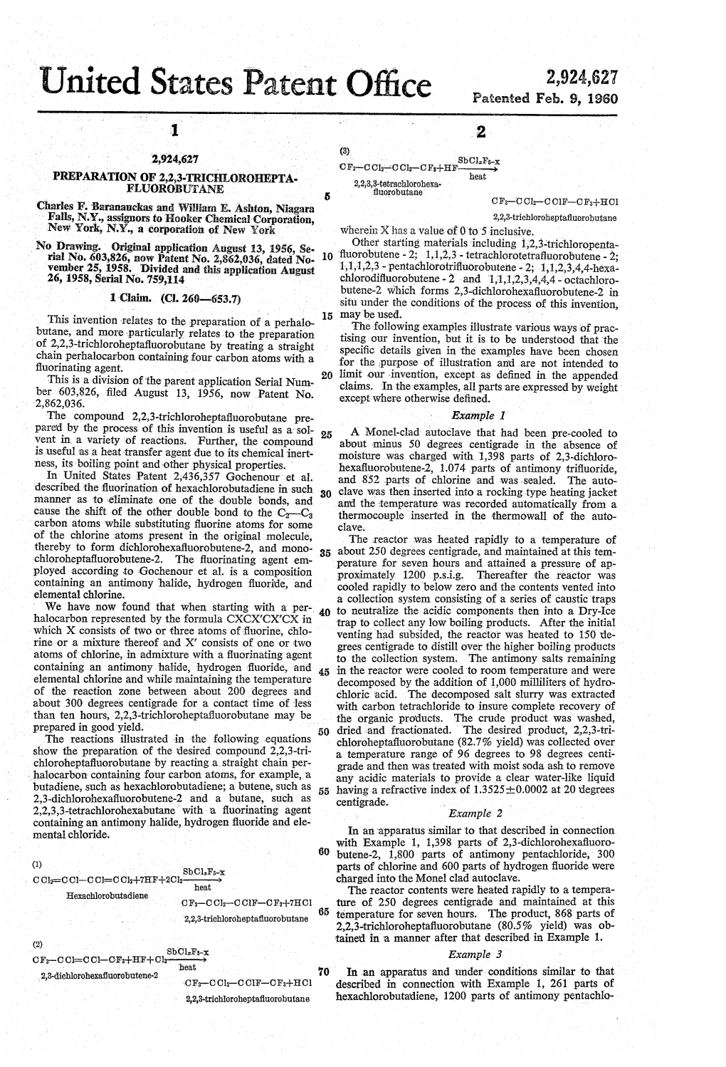 United States Patent Office Patiented Feb