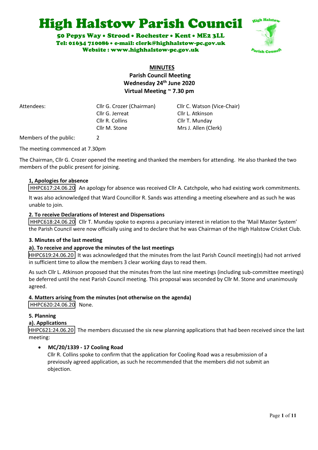 High Halstow Parish Council