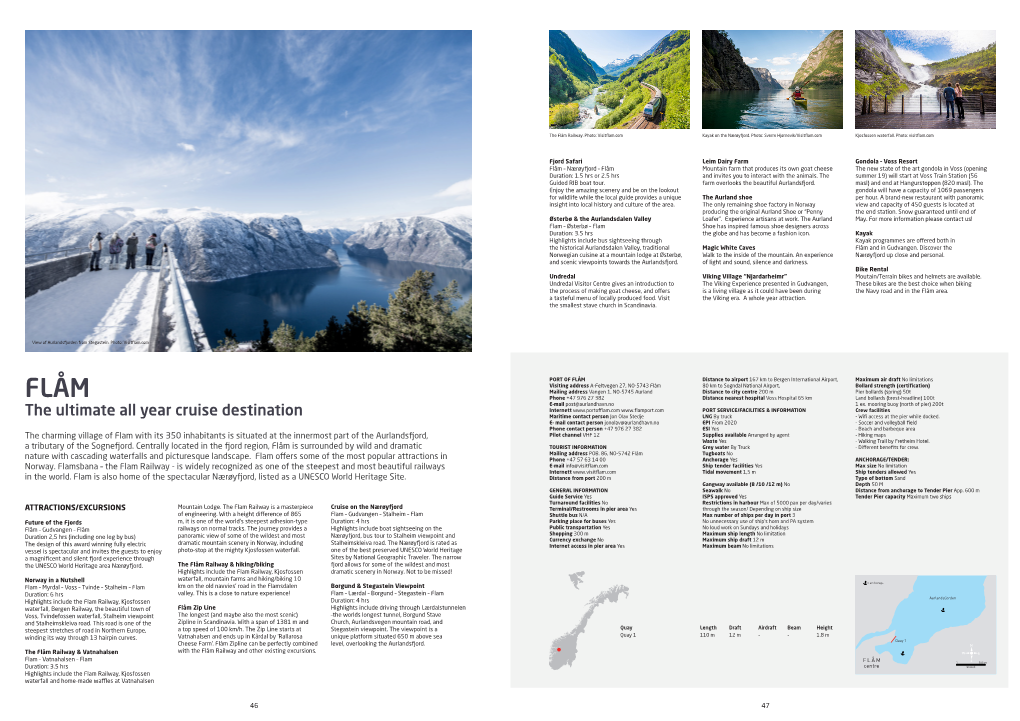 Flåm in Cruise Norway Manual 2019