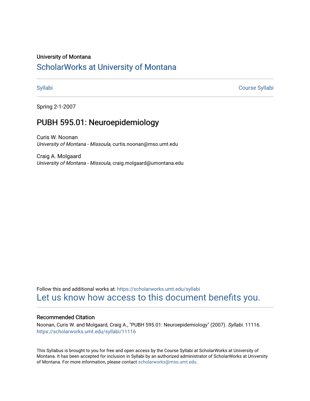 PUBH 595.01: Neuroepidemiology