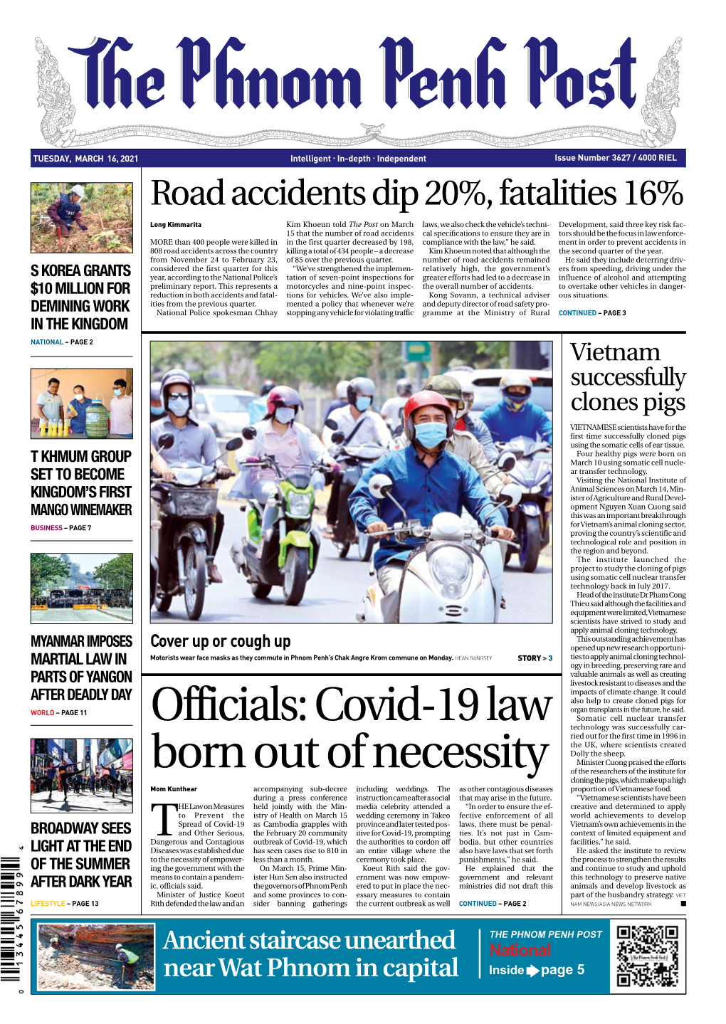 Officials: Covid-19 Law Born out of Necessity
