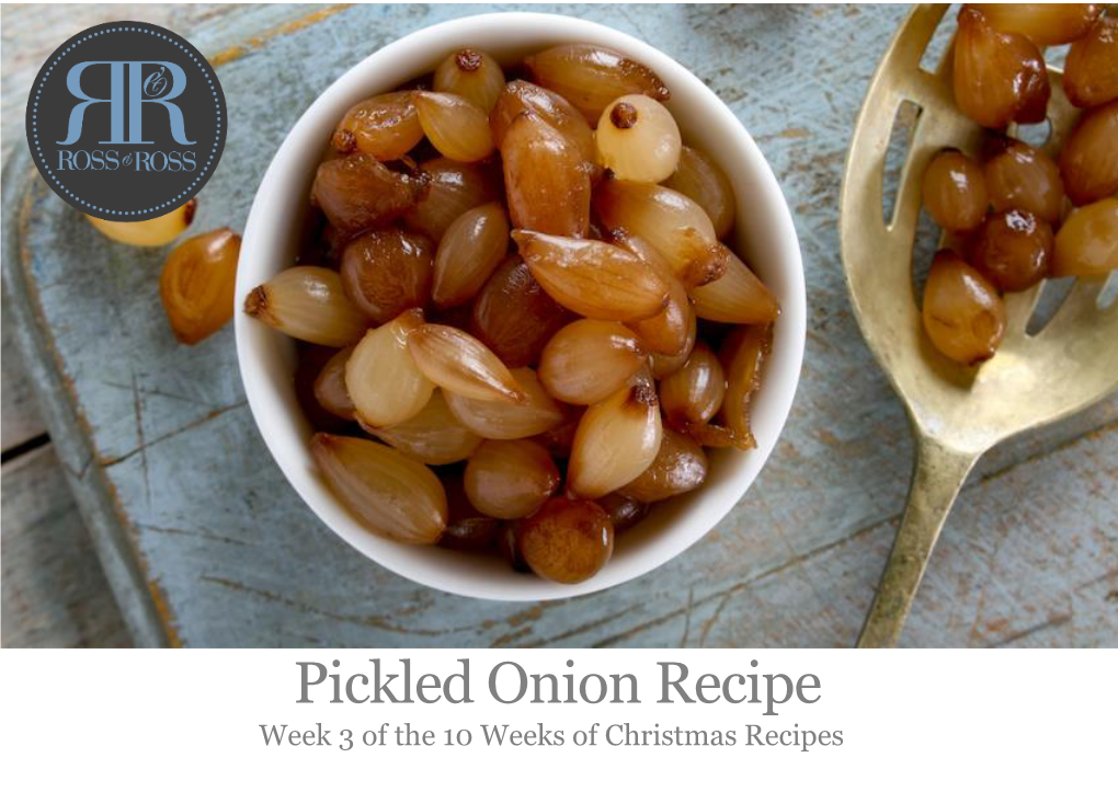 View & Print Pickled Onions Recipe