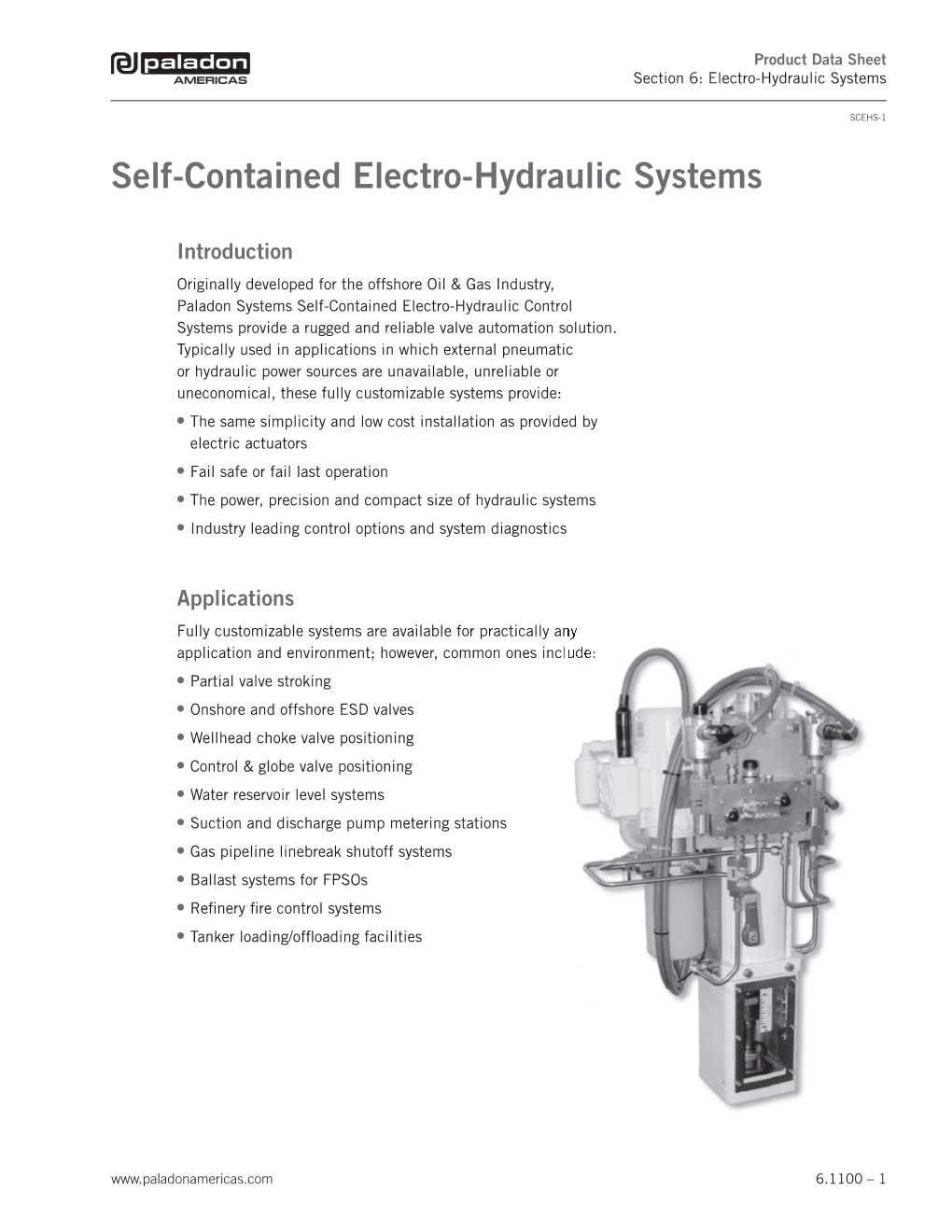 SEC 6.1100 Electro Hydraulic Systems.Indd