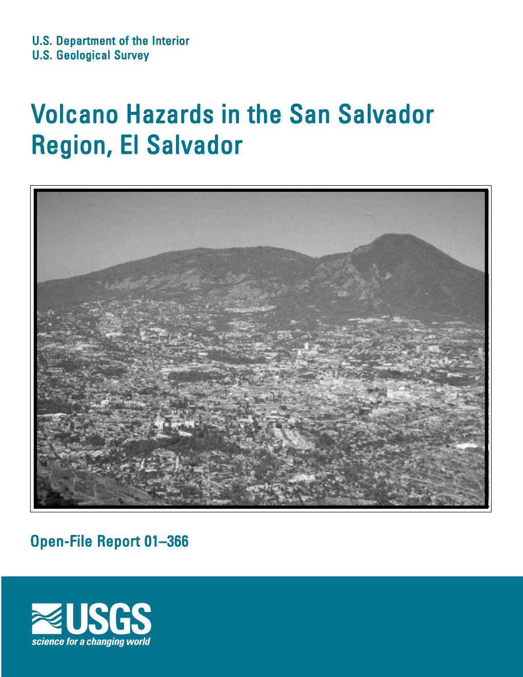 Volcano Hazards in the San Salvador Region, El Salvador