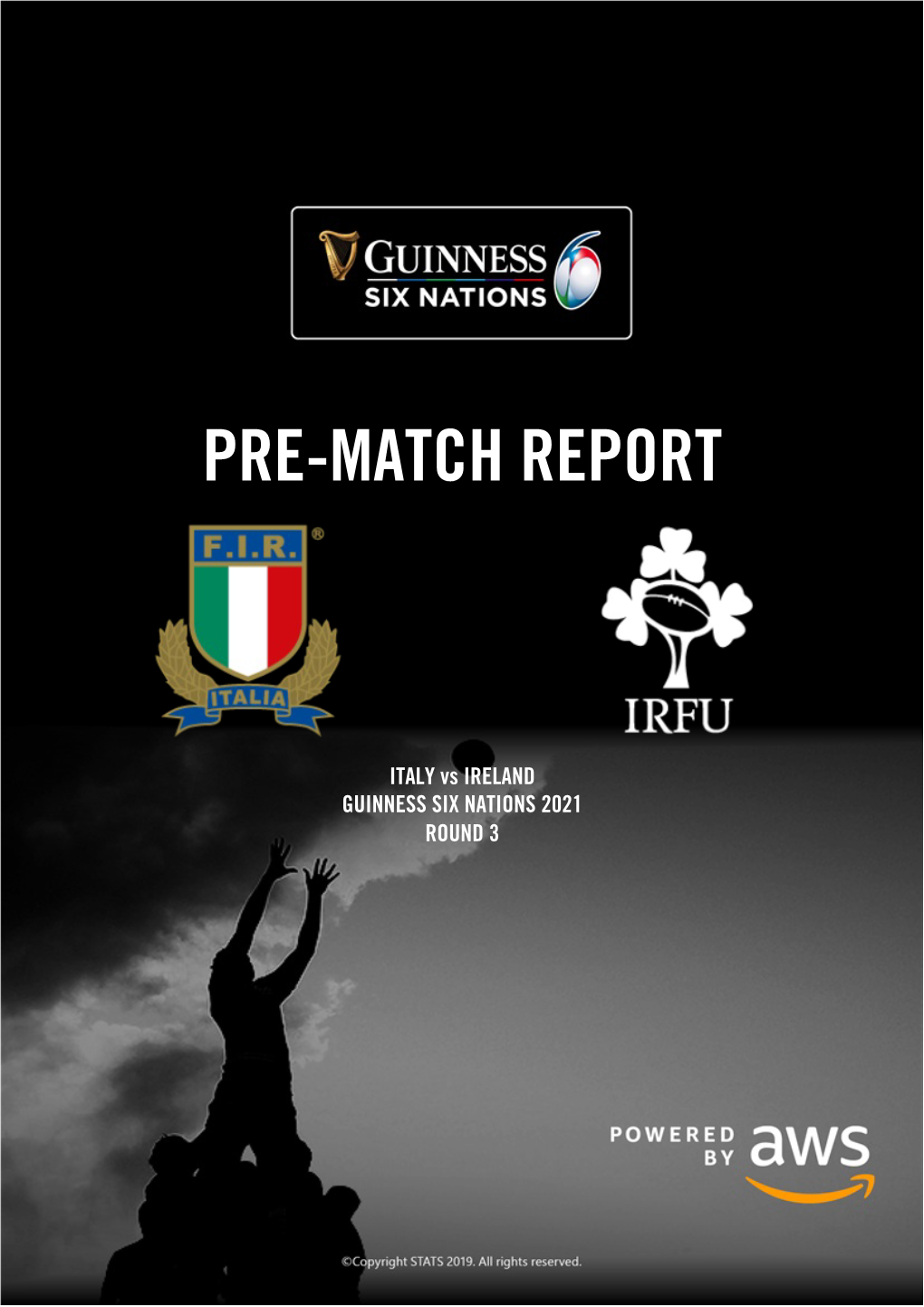 SIX NATIONS 2021 ROUND 3 Team PRE-MATCH REPORT Italy