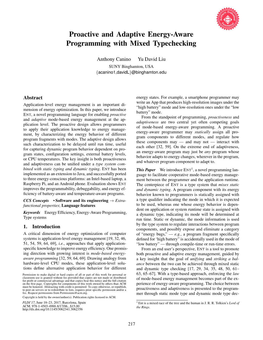 Proactive and Adaptive Energy-Aware Programming with Mixed Typechecking